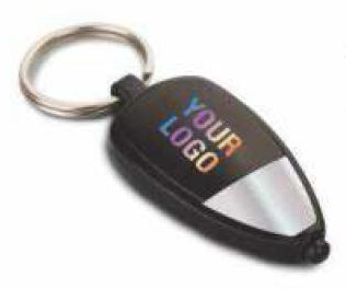 Two Tone Logo Highlight Keychain