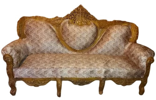 Brown Wedding Wooden Sofa