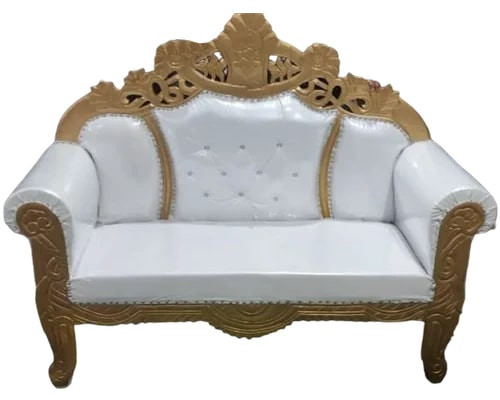 White Wedding Wooden Sofa