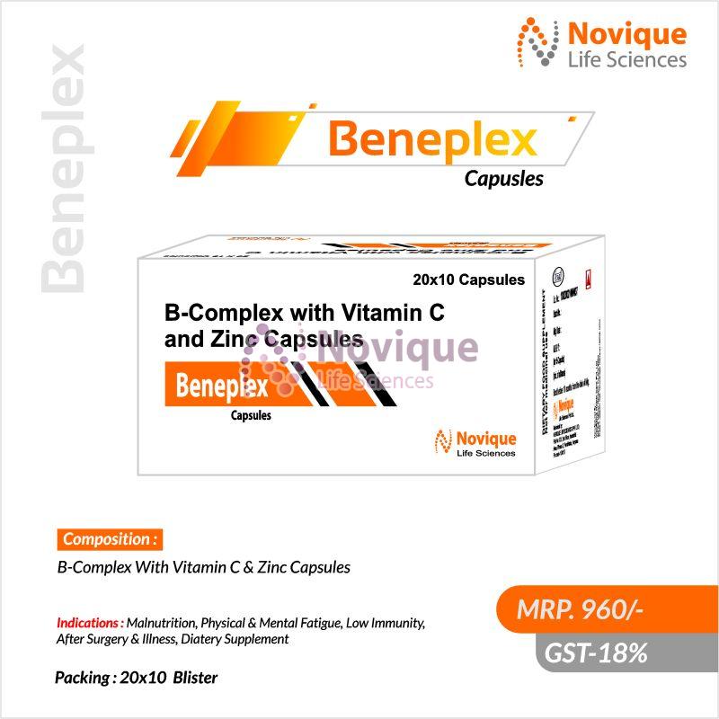 B-Complex with Vitamin C and Zinc Capsules