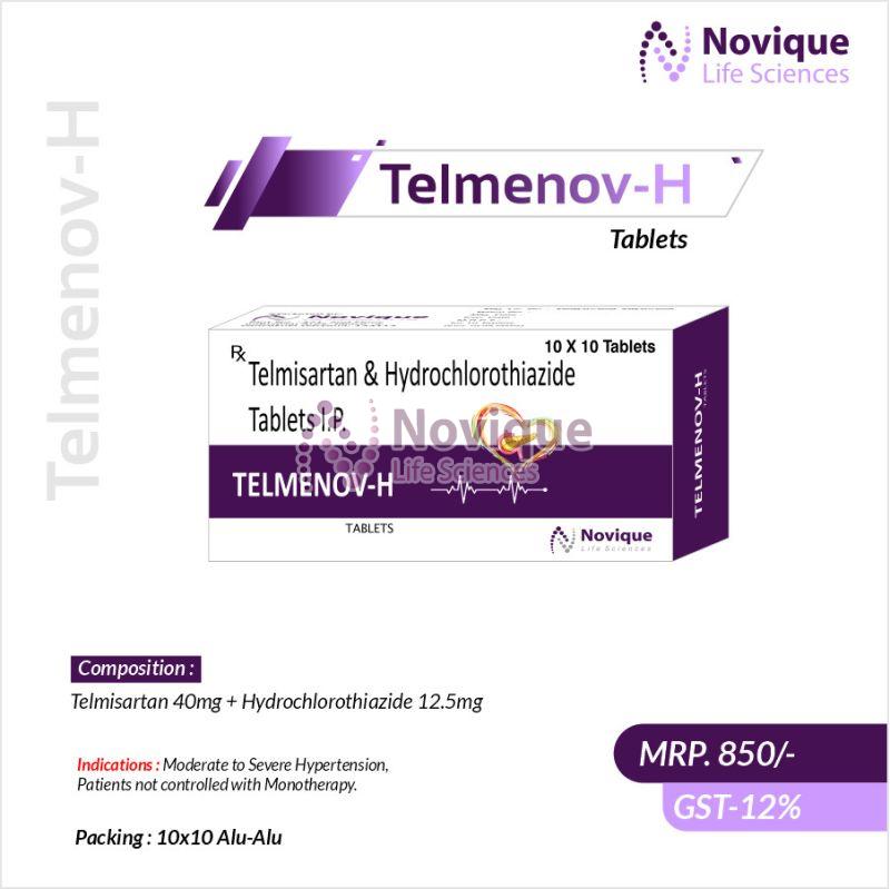 Telmisartan and Hydrochlorothiazide Tablets