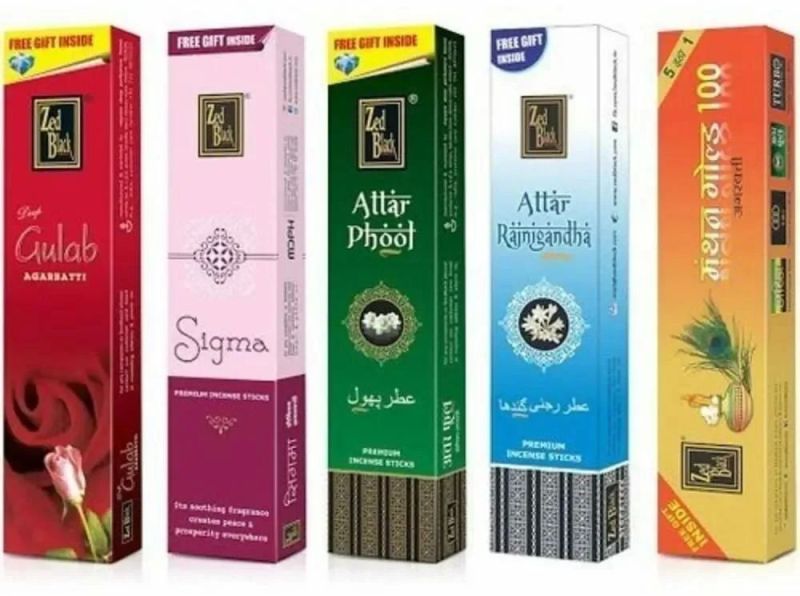 Multicolor Paper Agarbatti Packaging Box