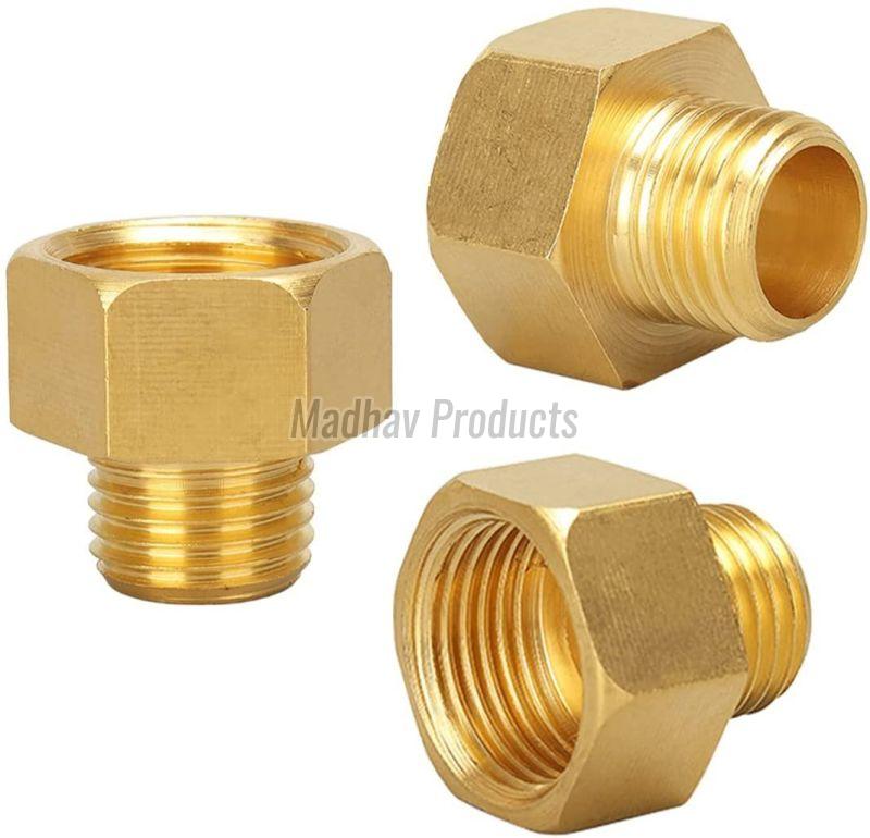 Metric Brass Hex Nipple