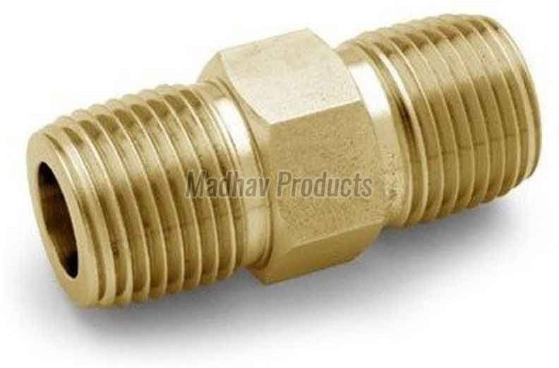 NPT Brass Hex Nipple