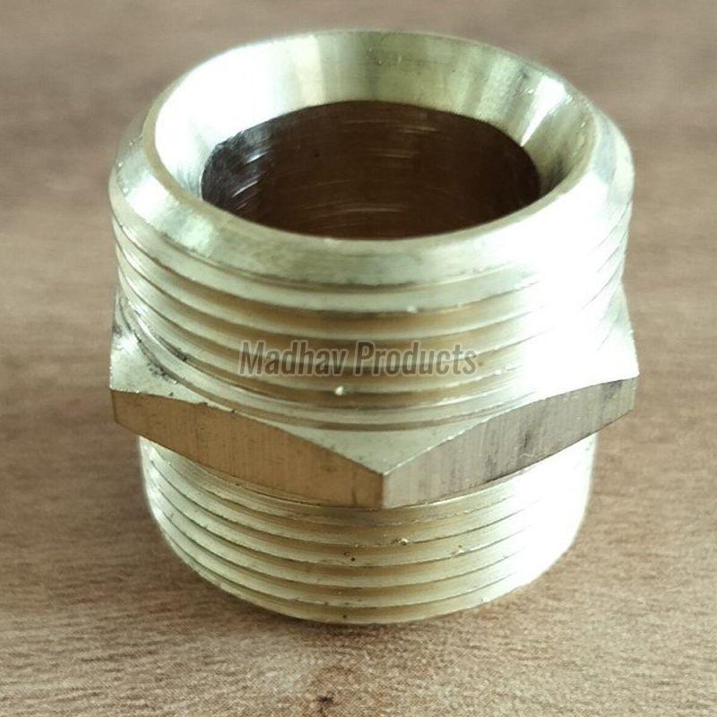 Precision Brass Hex Nipple