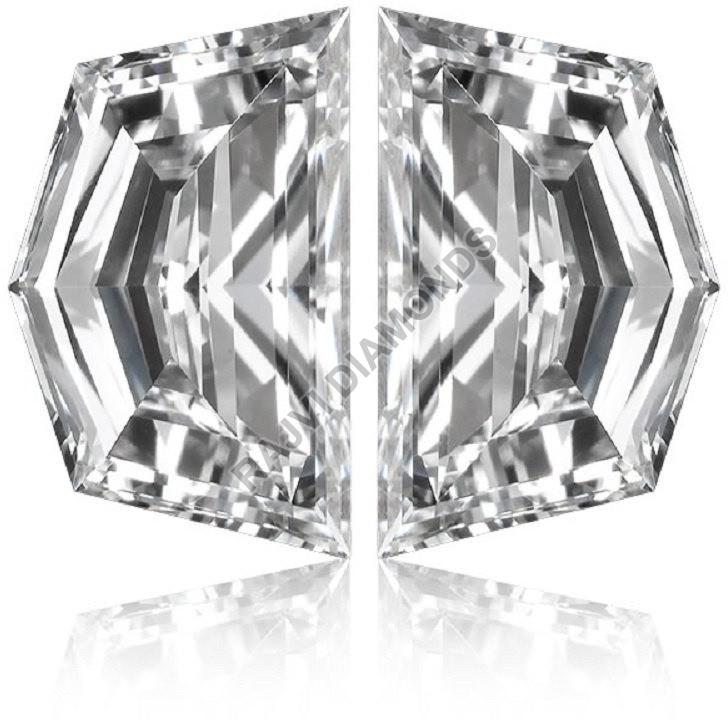 White Epaulettes Cut Lab Grown Diamond