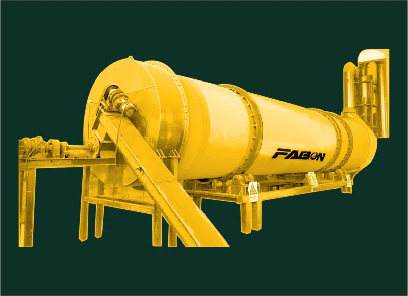 Rotary Drum Sawdust Dryer 1000 Kg/hr