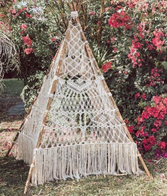 Cotton Macrame Tent