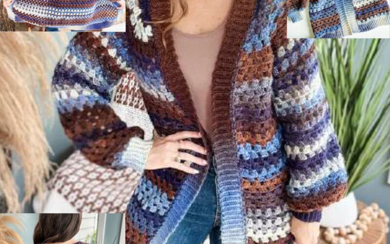 Ladies Handmade Crochet Cardigan