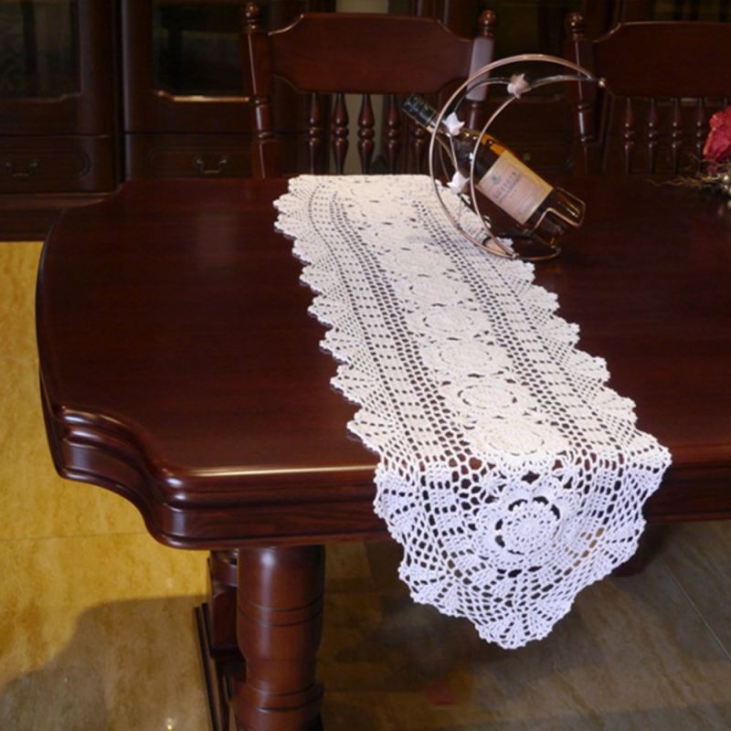 Handmade Crochet Table Runner