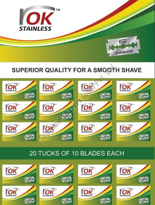 OK Stainless Steel Razor Blades