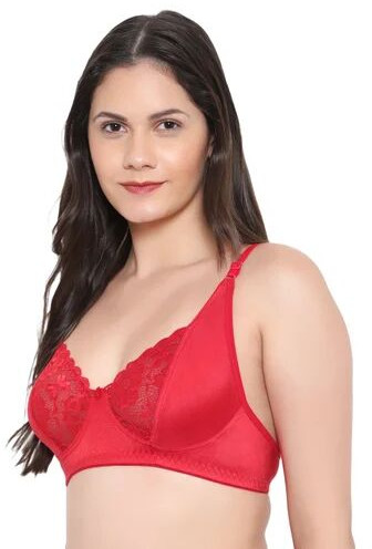 18mm Red Non Padded Bra