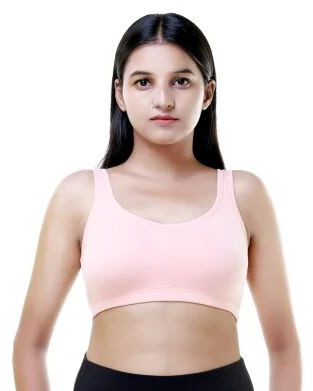 Pink Non Padded Sports Bra