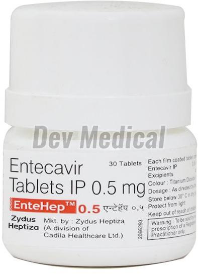 EnteHep 0.5mg Tablets