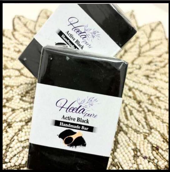 Organic Handmade Active Black  Soap