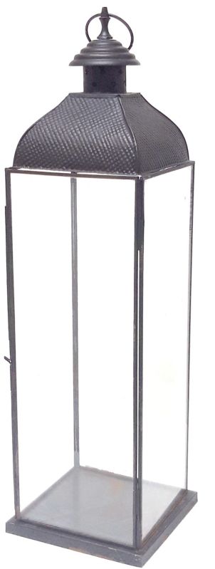 Black Zinc Iron Lantern