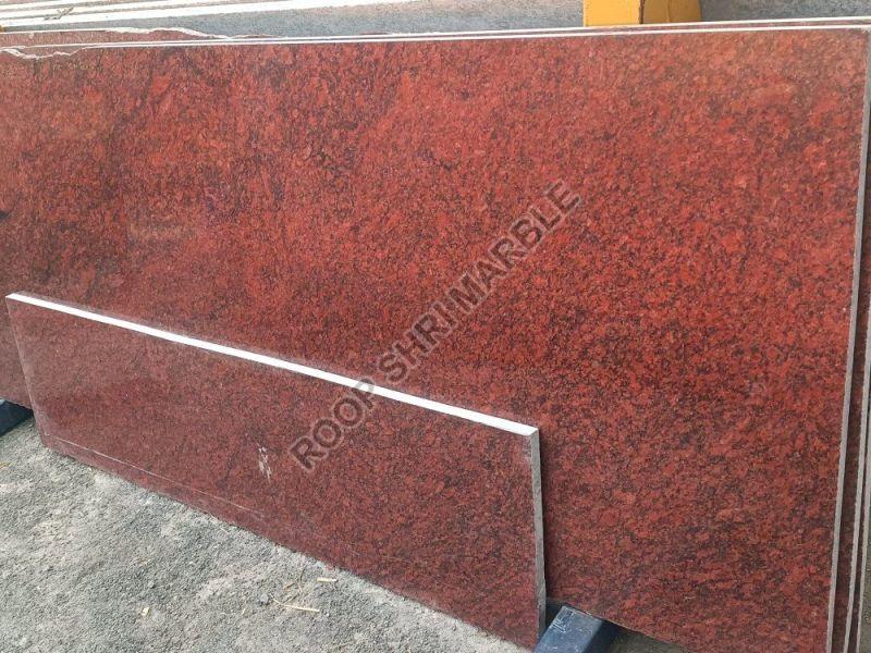 Cherry Red Granite Slab