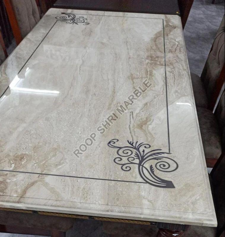 Italian Marble Inlay Table Top