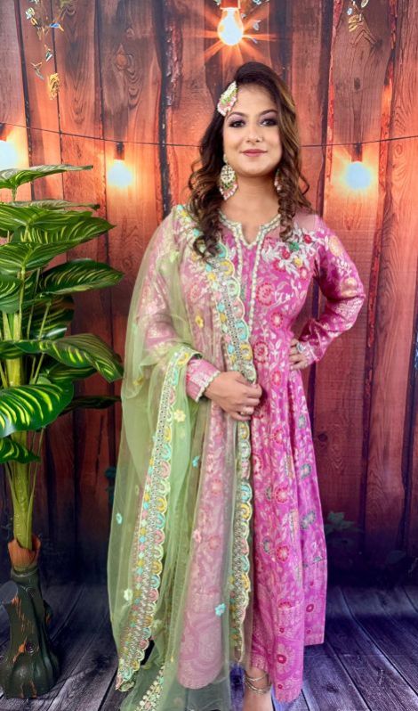 Brocade Anarkali Style Kurta Manufacturer Supplier from Thane