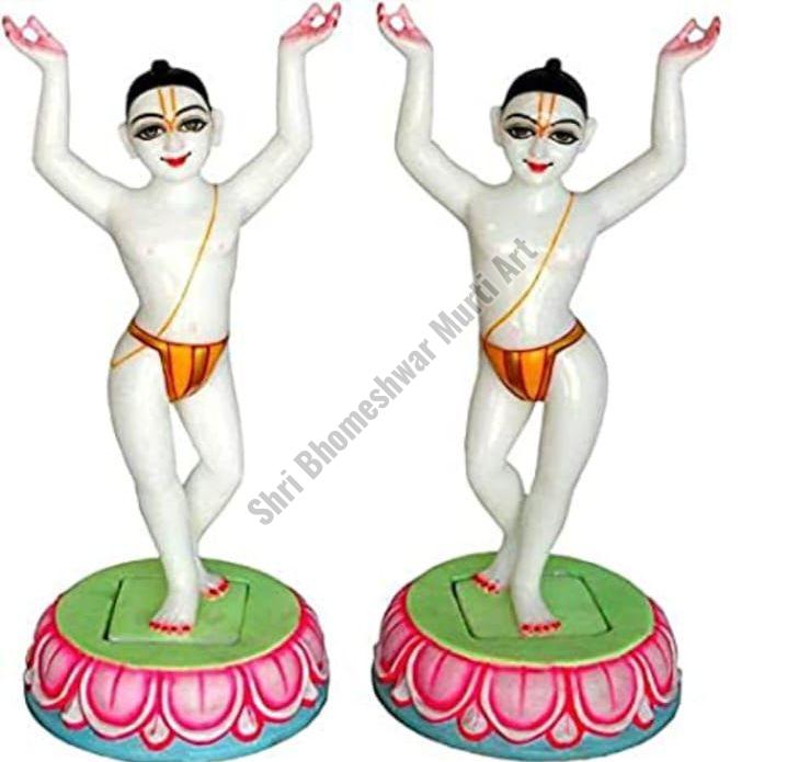 Chaitanya Mahaprabhu Marble Statues