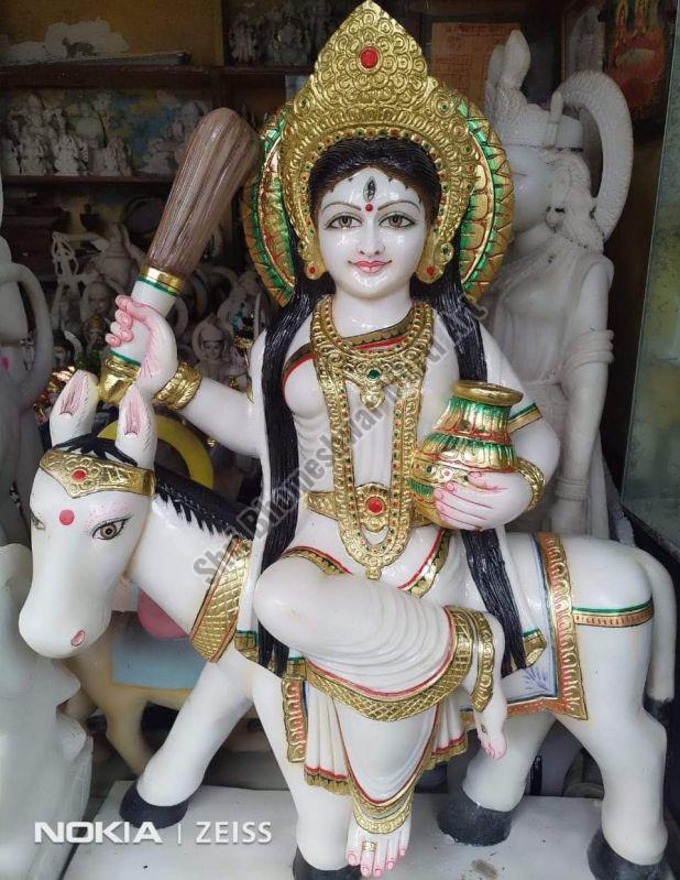 Marble Sheetla Mata Statue