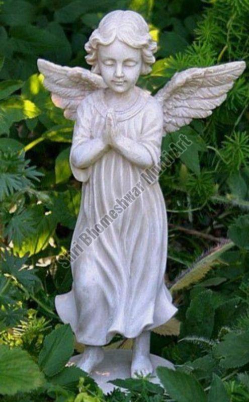 White Marble Angel Statue