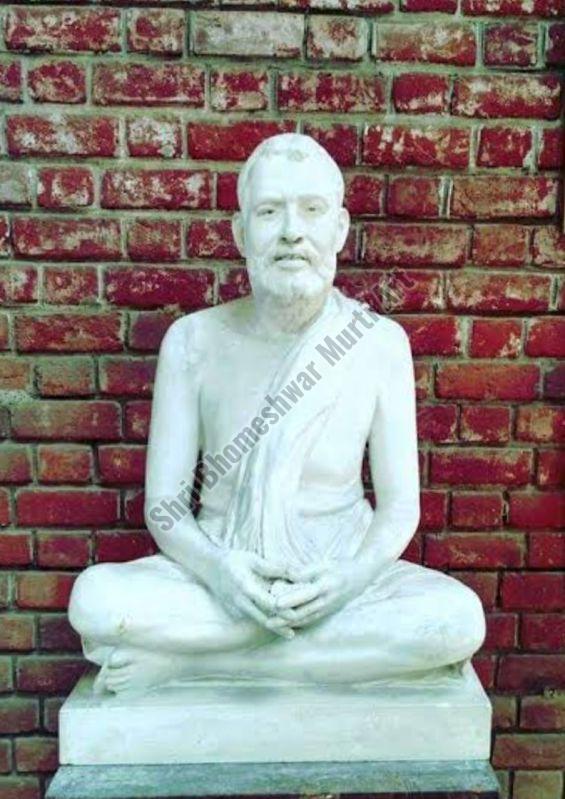 White Marble Ramakrishna Statue