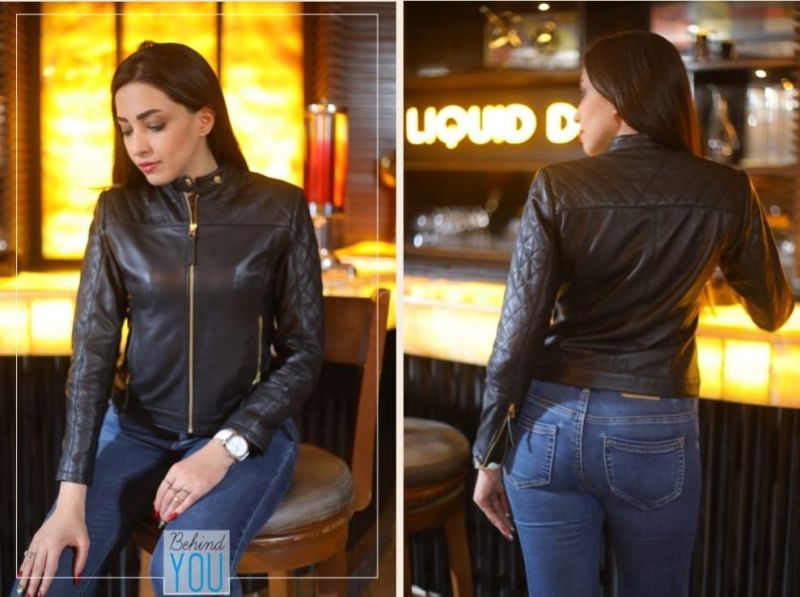 Leather fancy jacket best sale