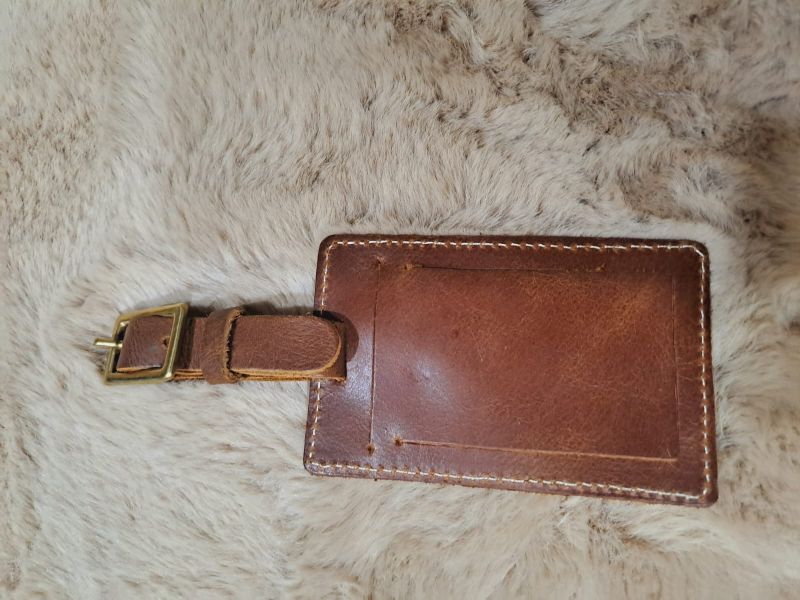 Leather Luggage Tag