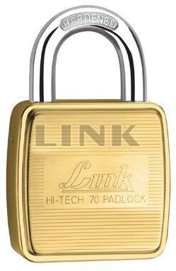 Link Hi-Tech Brass Square 70mm Pad Lock