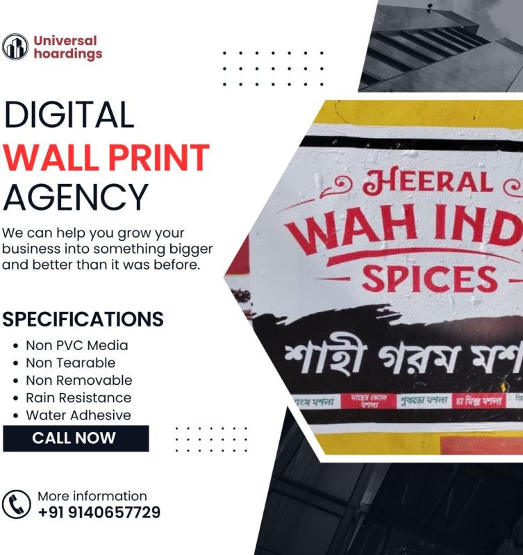 Best Digital wall painting advertising agency in Kolkata West Bengal India