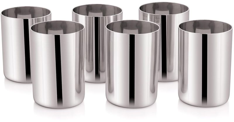 Amrapali Plain Stainless Steel Glass
