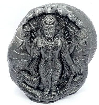 Curved Shaligram Shree Vishnu Statue