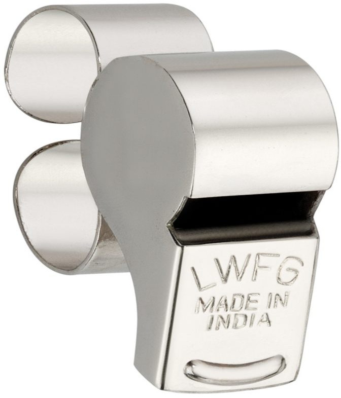 Finger Grip Brass Whistle