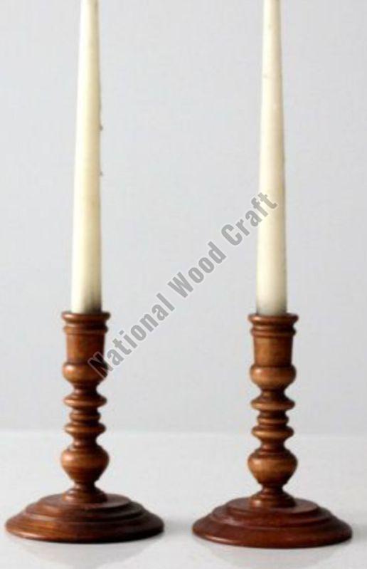 Designer Wooden Candle Stand