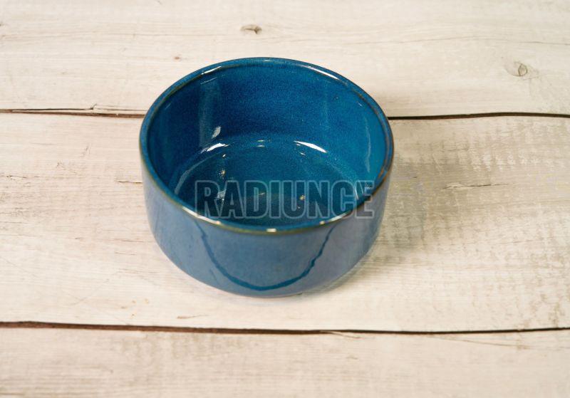 1018 Peacock Blue Soup Bowl