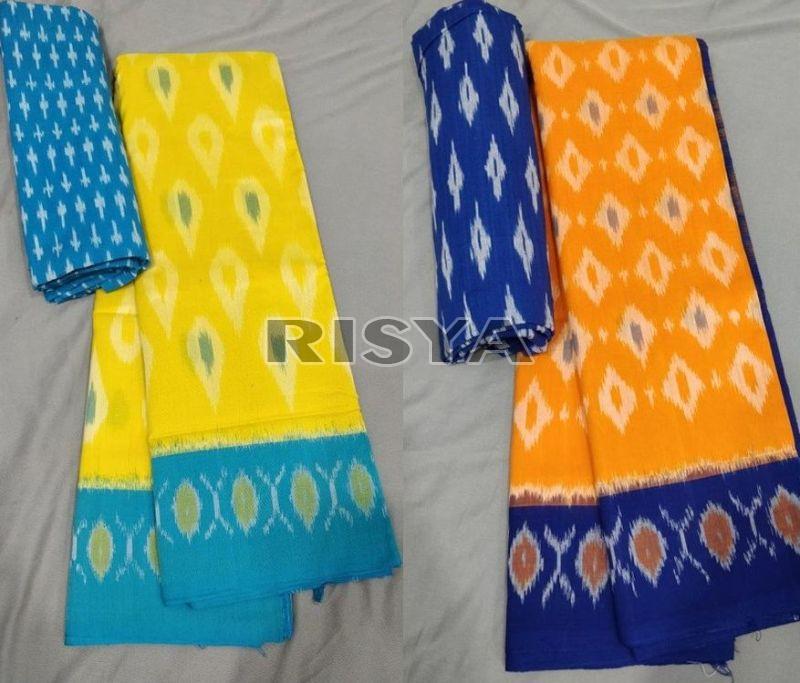 Handloom Ikkat Cotton Saree