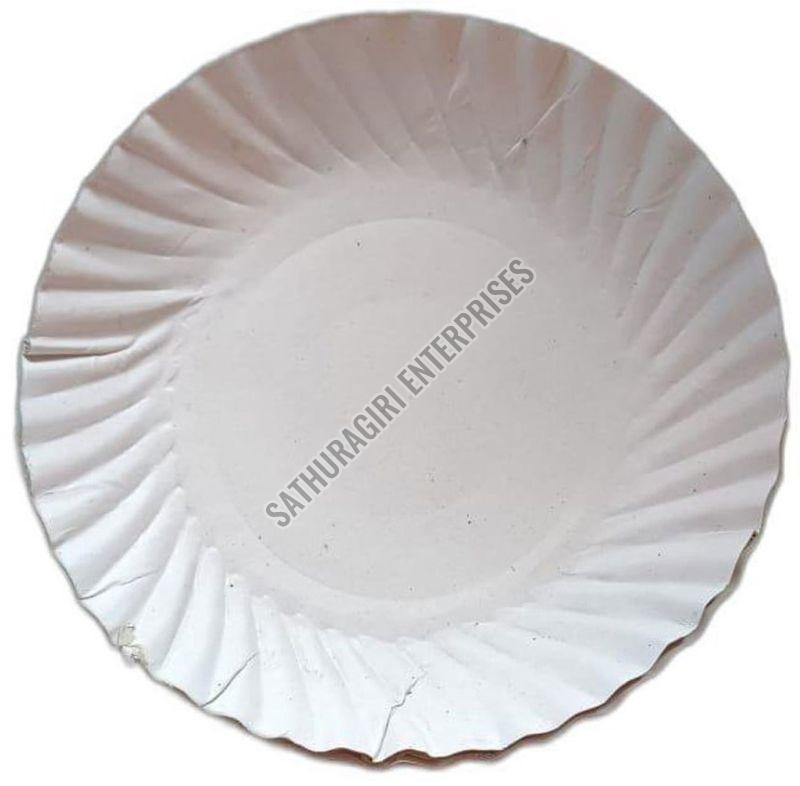 6 Inch White Paper Plate