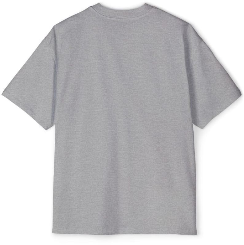 Mens Grey Plain Cotton T-shirt