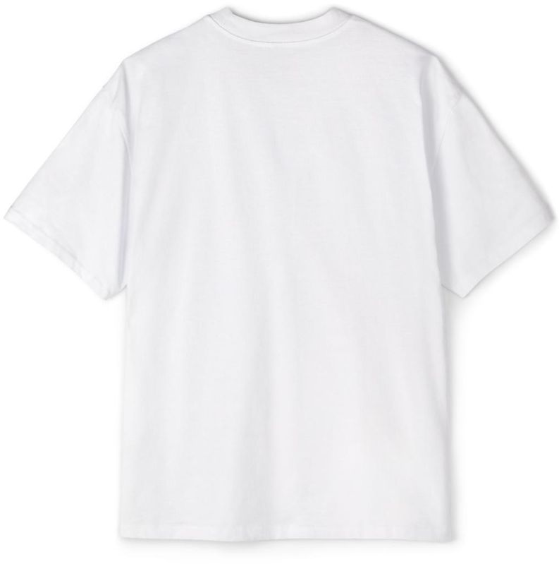 Mens White Plain Cotton T-shirt