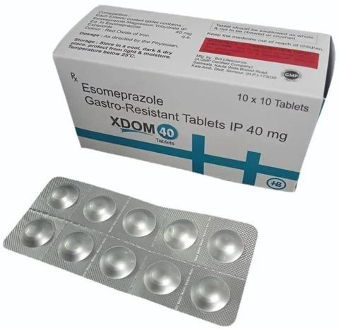 40mg Esomeprazole Gastro-Resistant Tablets