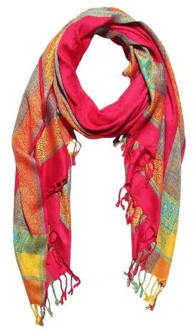 Ladies Viscose Jacquard Stole