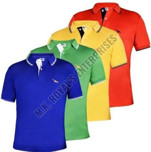 Boys Multicolor Plain T-Shirt