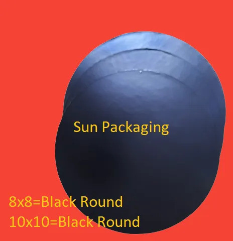 Black Round Cake Base Board