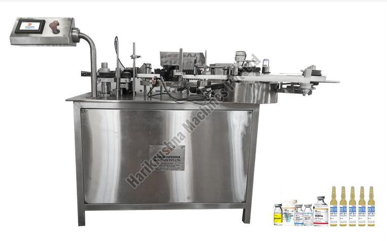 Automatic High-Speed Ampoule and Vial Sticker Labelling Machine