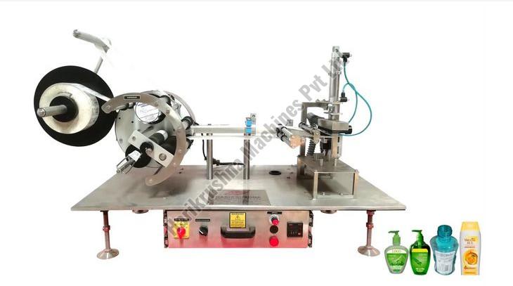 Flat and Square Bottle Sticker Labelling Machine