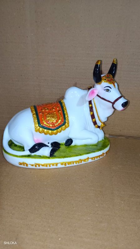 Marble Cow Statue