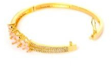 Gold Plated Baby Pink Bracelet