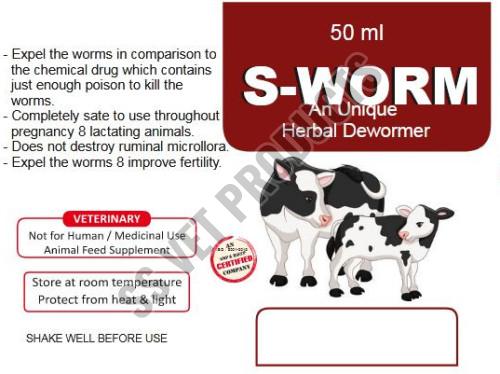 S-Worm Animal Herbal Dewormer Liquid