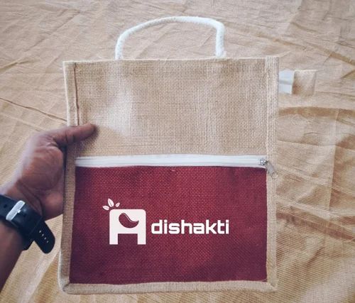 Printed Jute Grocery Bag